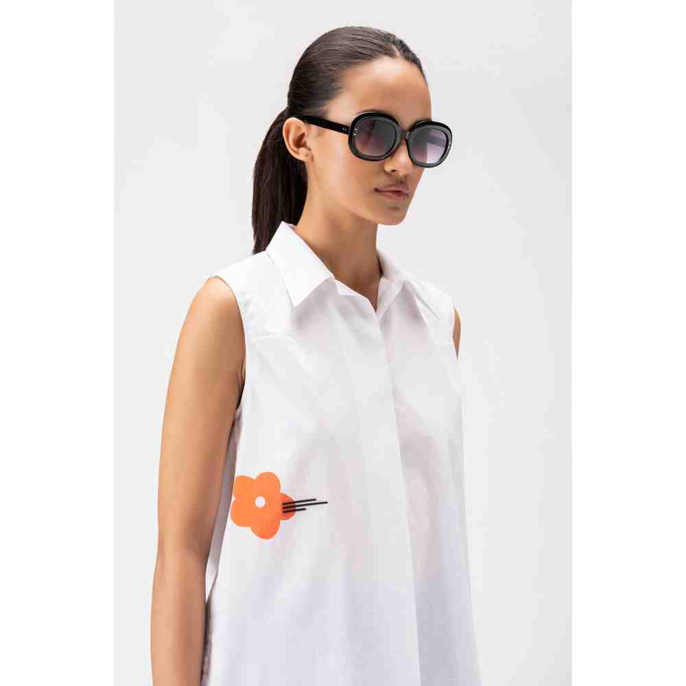 Genes Lecoanet Hemant Sleeveless Top With Statement Back