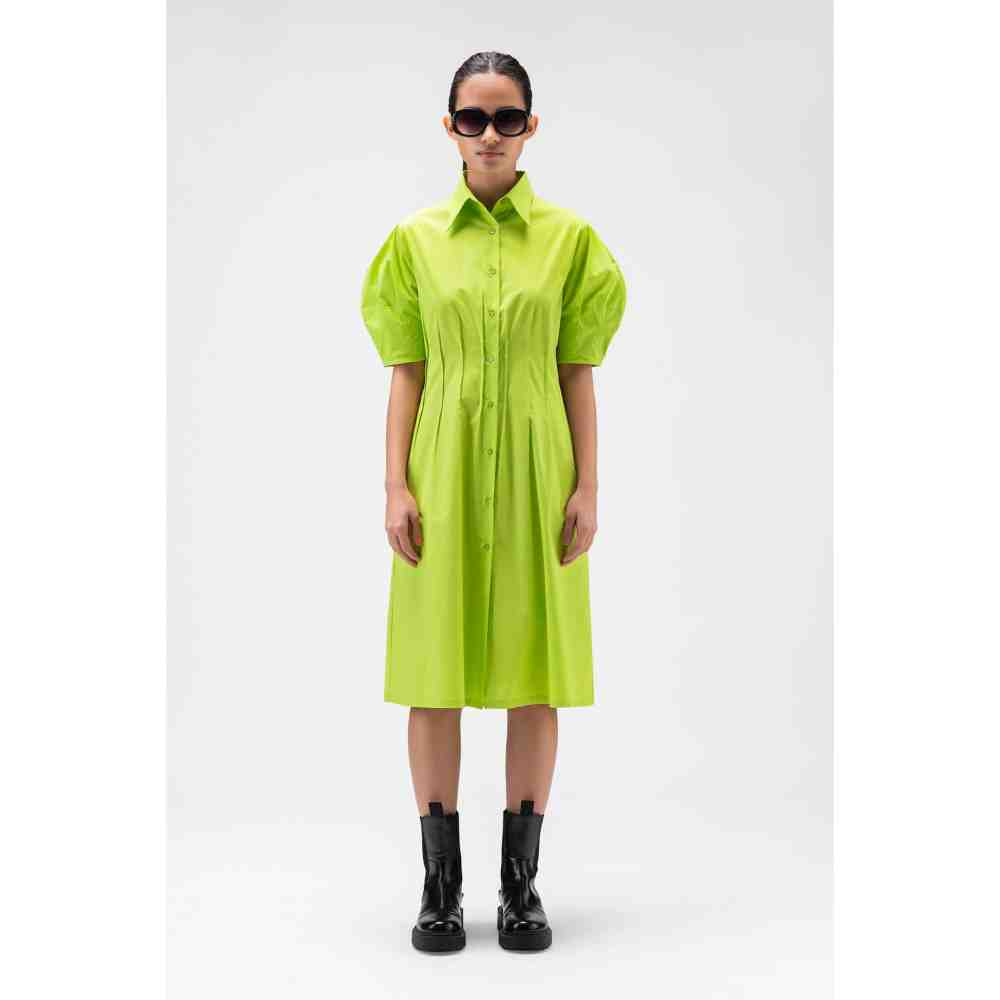 Genes Lecoanet Hemant Shirt Dress With Statement Tucks