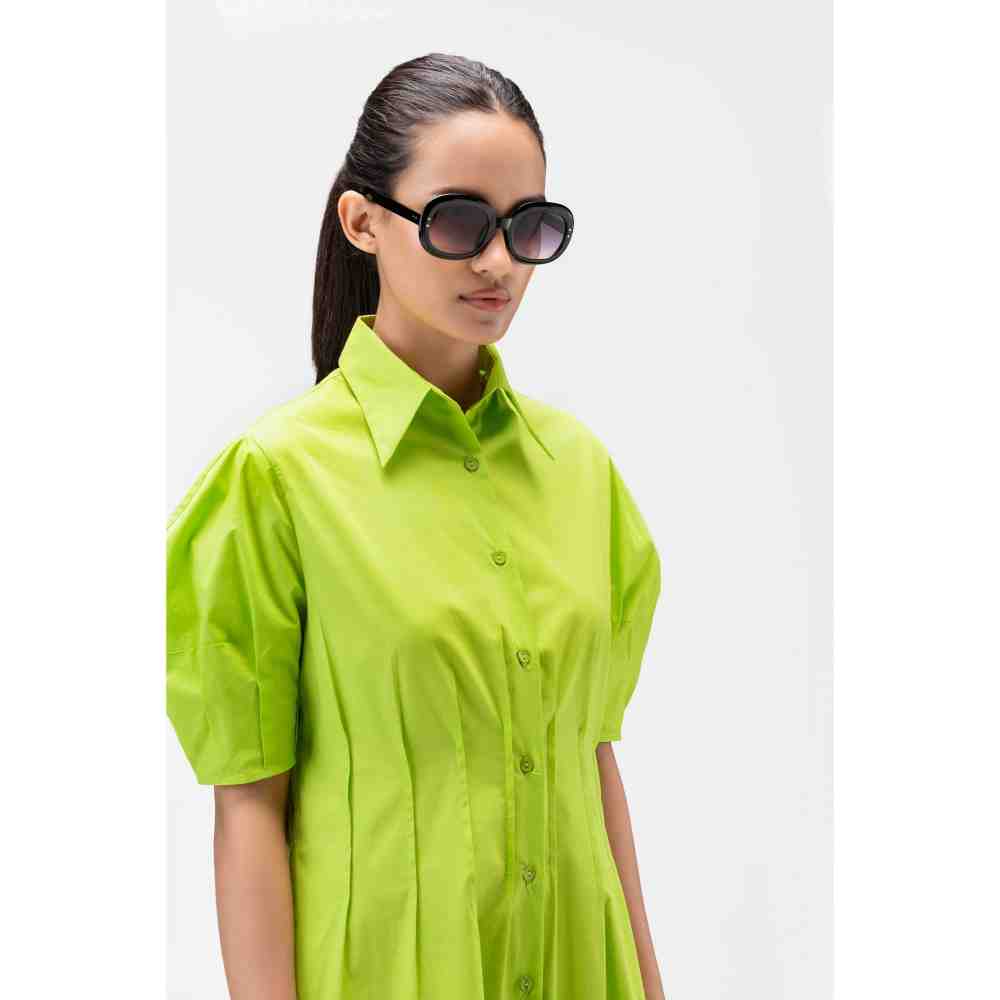 Genes Lecoanet Hemant Shirt Dress With Statement Tucks