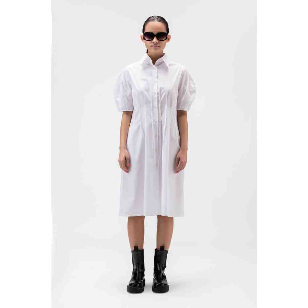 Genes Lecoanet Hemant Shirt Dress With Statement Tucks