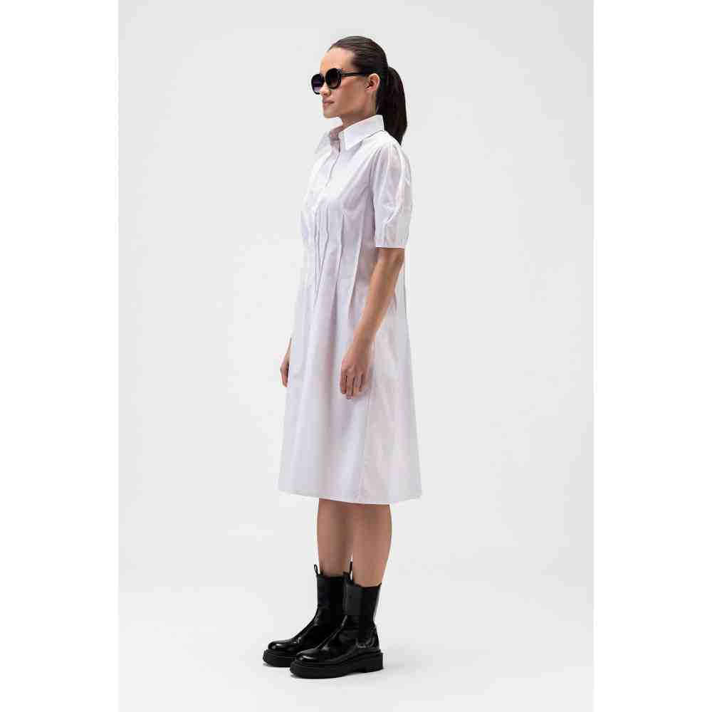 Genes Lecoanet Hemant Shirt Dress With Statement Tucks