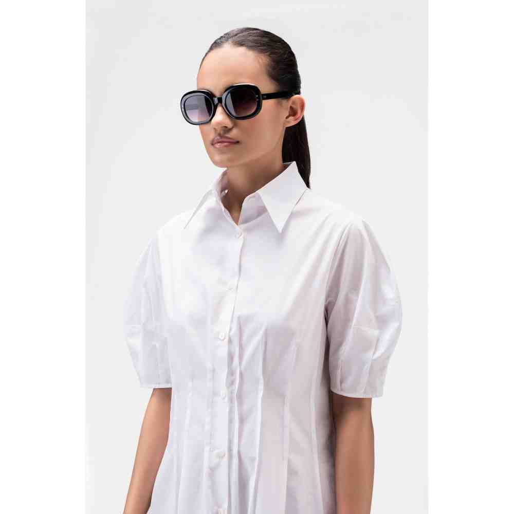 Genes Lecoanet Hemant Shirt Dress With Statement Tucks