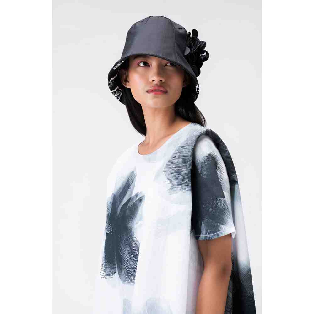 Genes Lecoanet Hemant Ombre Florals Tunic Dress