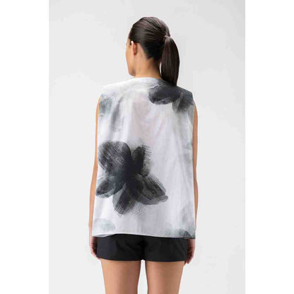 Genes Lecoanet Hemant Ombre Florals Sleeveless Top
