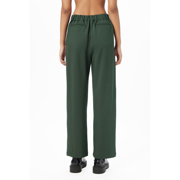 Genes Lecoanet Hemant Straight Fit Trousers with Forward Side Seams Green