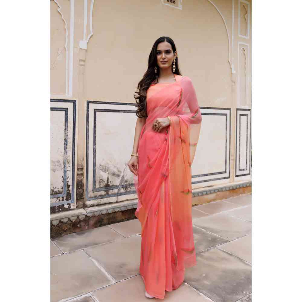 Laxmipati 6702 Party Chiffon Saree (Multicolor) in Jaipur at best price by  Radhey Goving Saree - Justdial