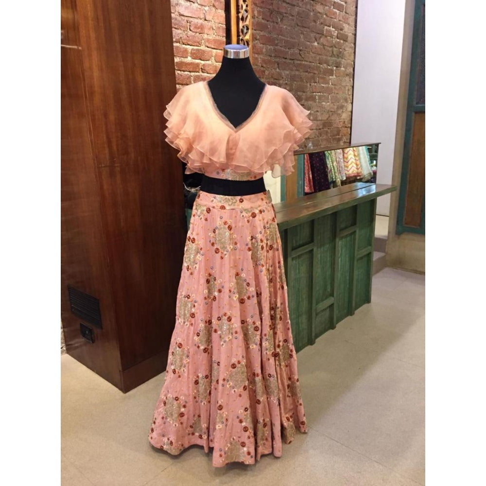 Gopi Vaid Basanti Lehenga Set