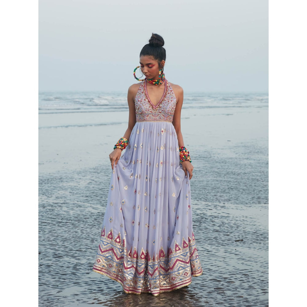 Gopi Vaid Lilac Amira Gown