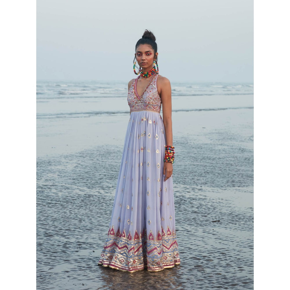 Gopi Vaid Lilac Amira Gown