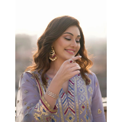 Gopi Vaid Lilac Rahat Sharara (Set of 3)