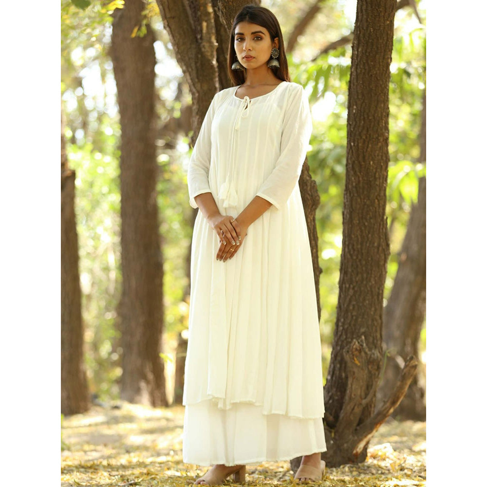 Gulabo Jaipur Glorious White Set (Set of 2)