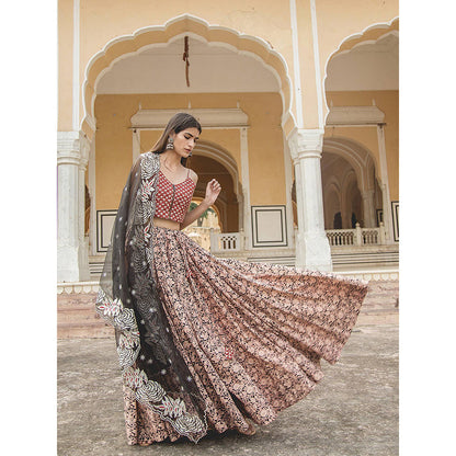 Gulabo Jaipur Mira Black Lehenga (Set of 3)