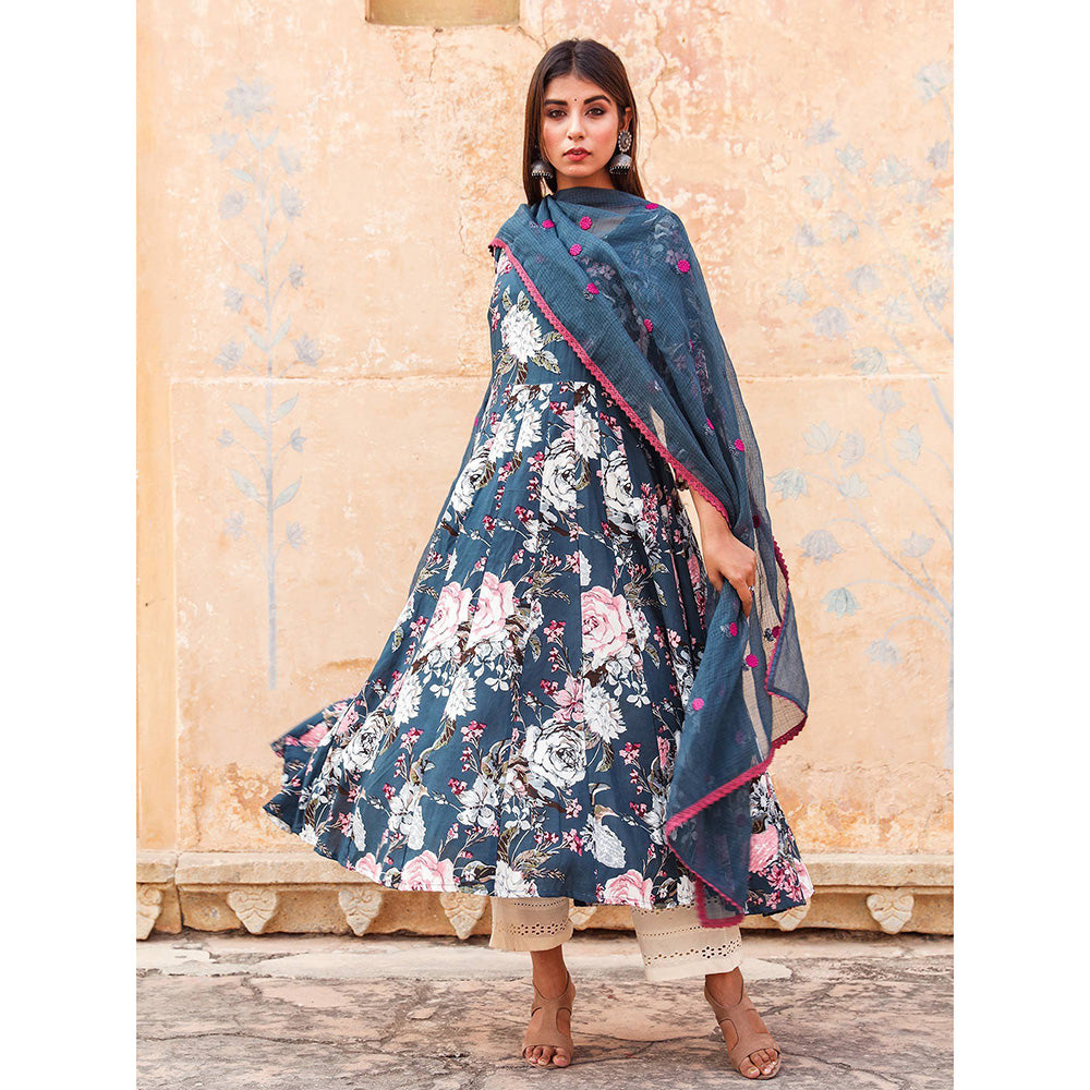 Gulabo Jaipur Sona Blue (Set of 3)