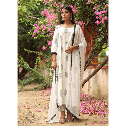 Gulabo Jaipur Afrin Black -Set of 3