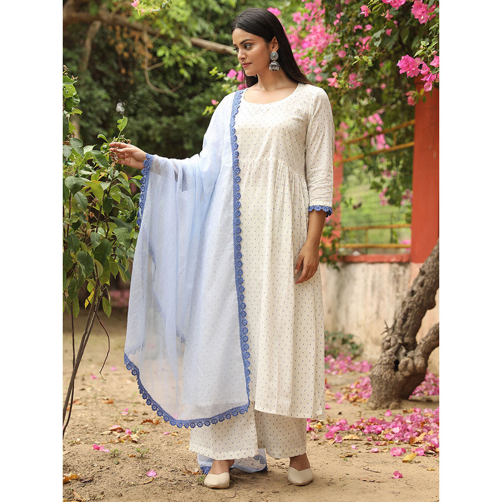 Gulabo Jaipur Afrin Blue - Set of 3
