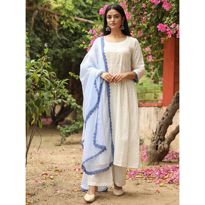 Gulabo Jaipur Afrin Blue - Set of 3