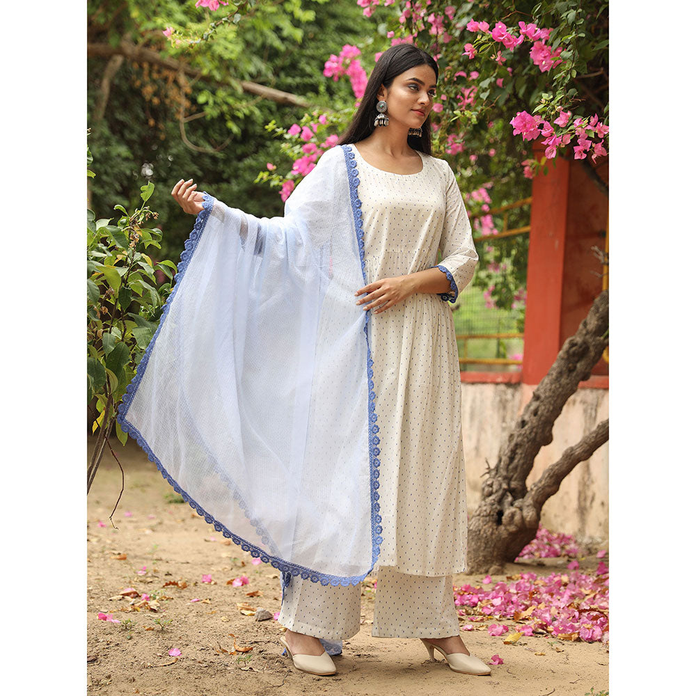 Gulabo Jaipur Afrin Blue - Set of 3