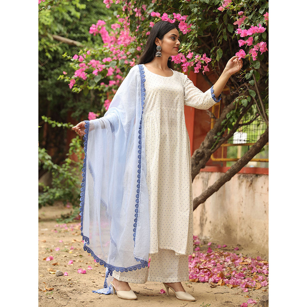 Gulabo Jaipur Afrin Blue - Set of 3