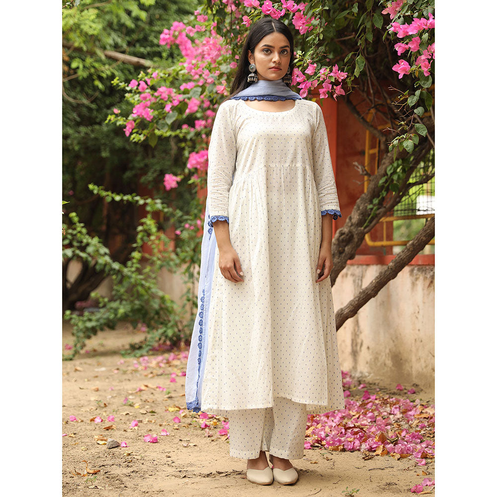 Gulabo Jaipur Afrin Blue - Set of 3