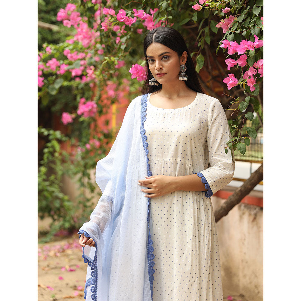 Gulabo Jaipur Afrin Blue - Set of 3