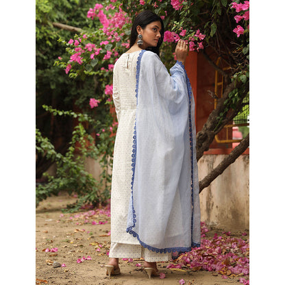 Gulabo Jaipur Afrin Blue - Set of 3