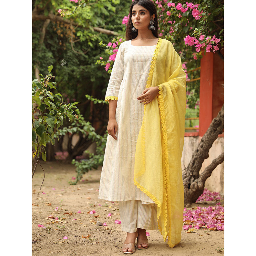 Gulabo Jaipur Afrin Yellow - Set of 3