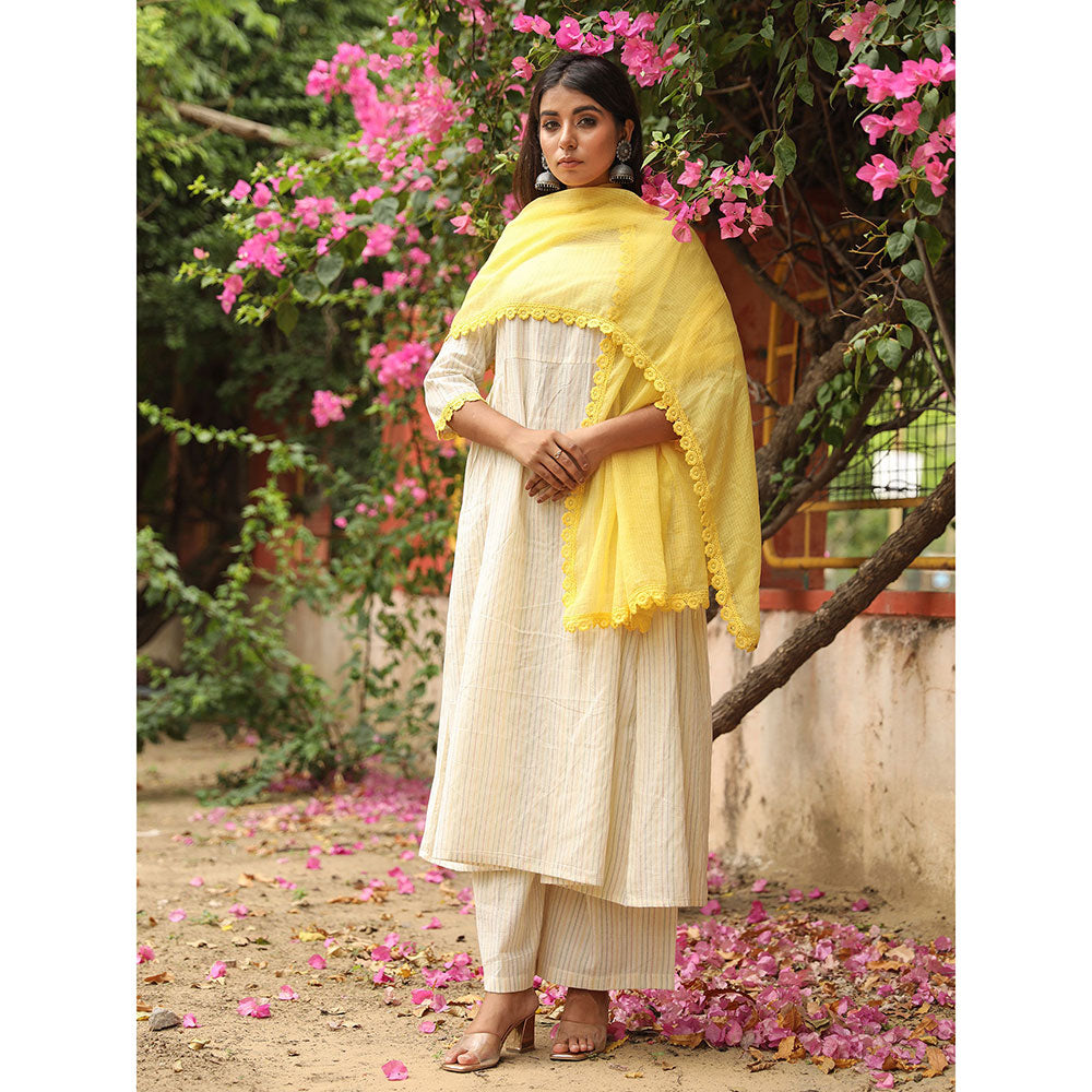Gulabo Jaipur Afrin Yellow - Set of 3