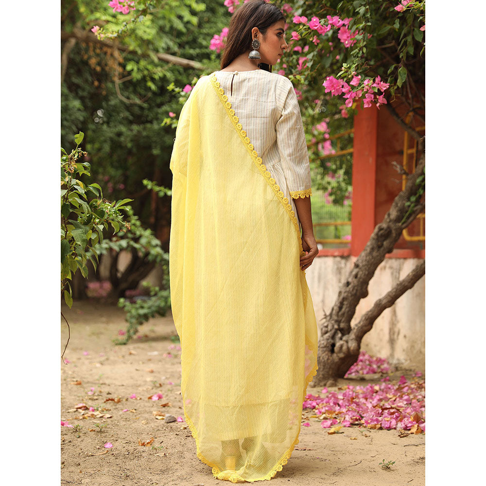 Gulabo Jaipur Afrin Yellow - Set of 3
