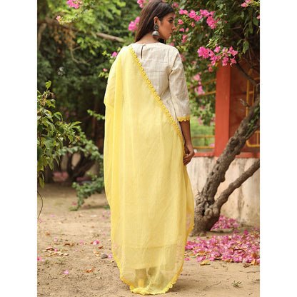 Gulabo Jaipur Afrin Yellow - Set of 3