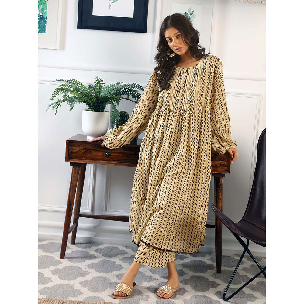 Gulabo Jaipur Abaya Beige (Set of 3)