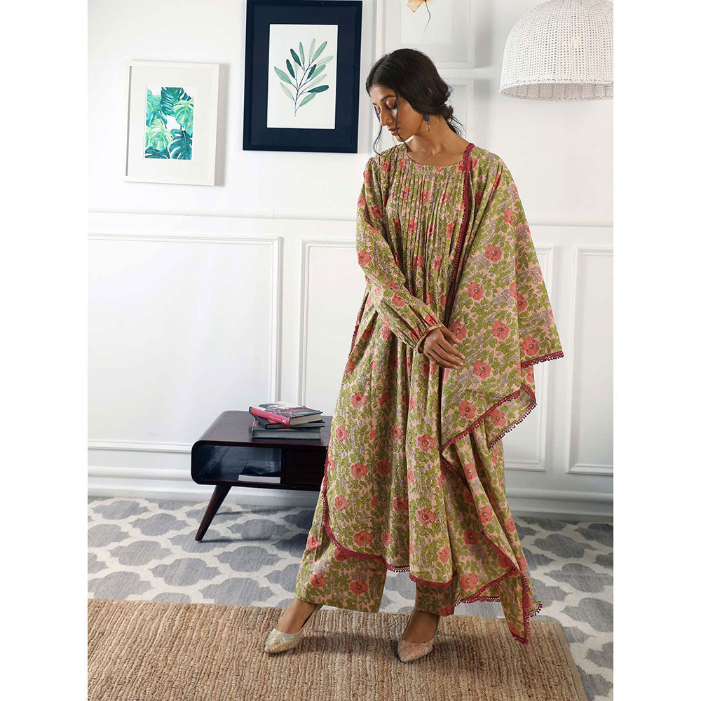 Gulabo Jaipur Abaya Floral (Set of 3)