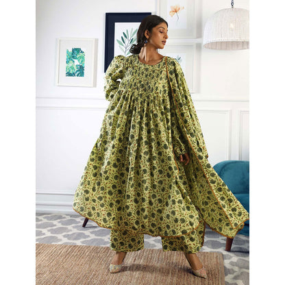 Gulabo Jaipur Abaya Green (Set of 3)