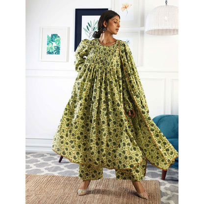 Gulabo Jaipur Abaya Green (Set of 3)