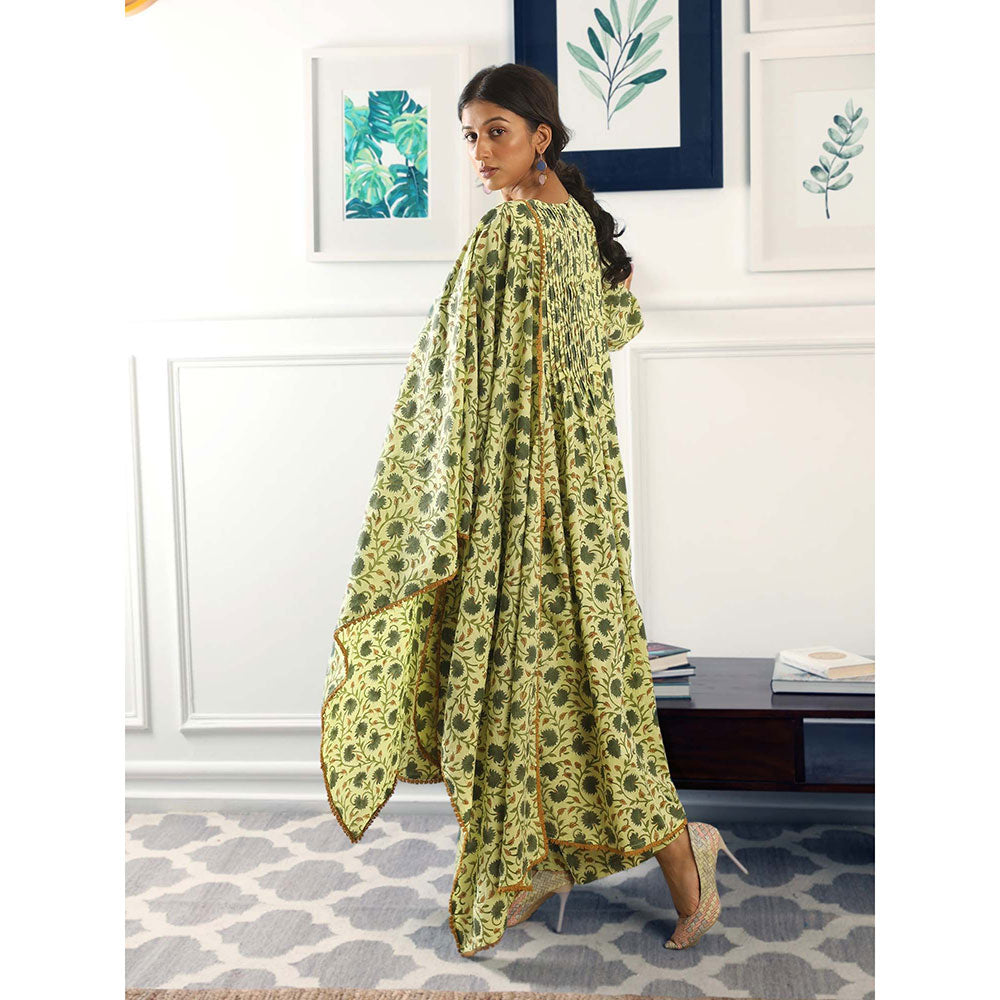 Gulabo Jaipur Abaya Green (Set of 3)
