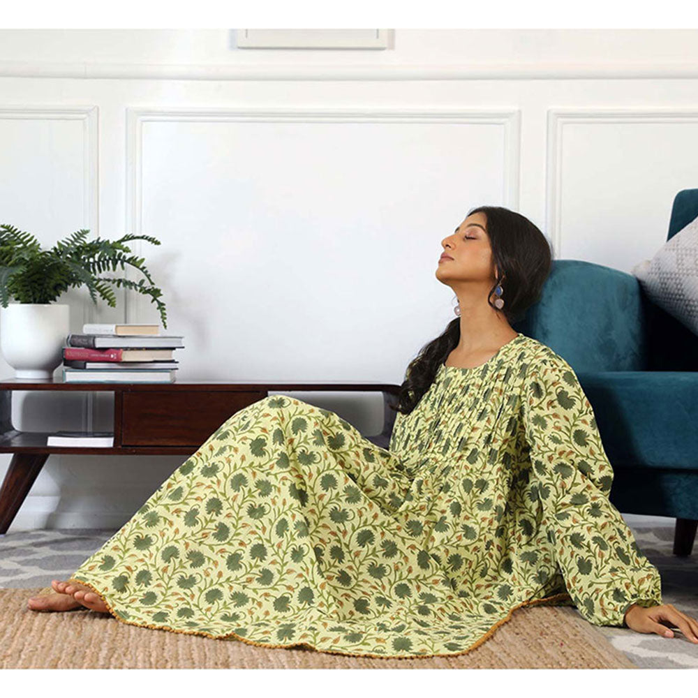 Gulabo Jaipur Abaya Green (Set of 3)