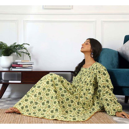 Gulabo Jaipur Abaya Green (Set of 3)