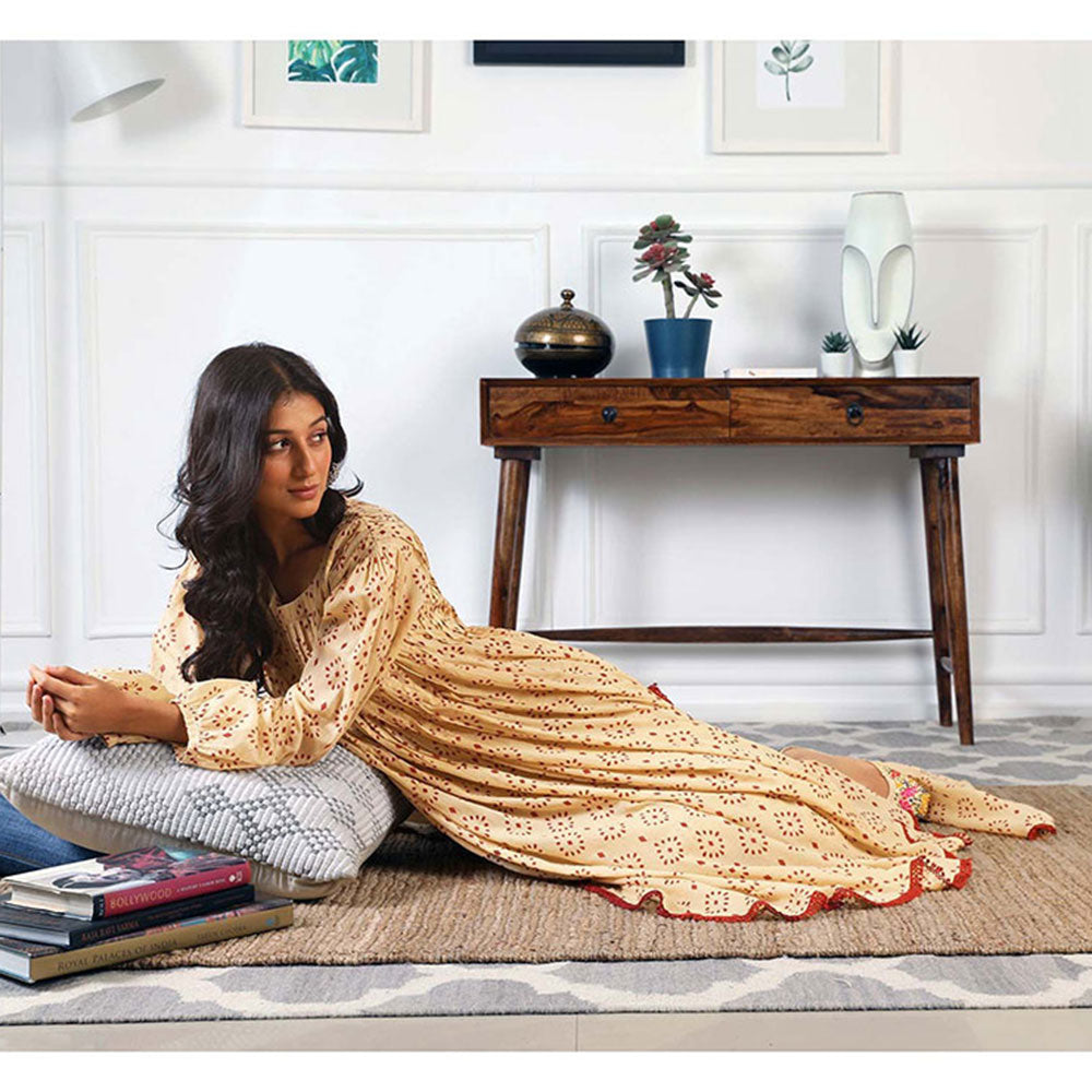 Gulabo Jaipur Abaya Nude (Set of 3)
