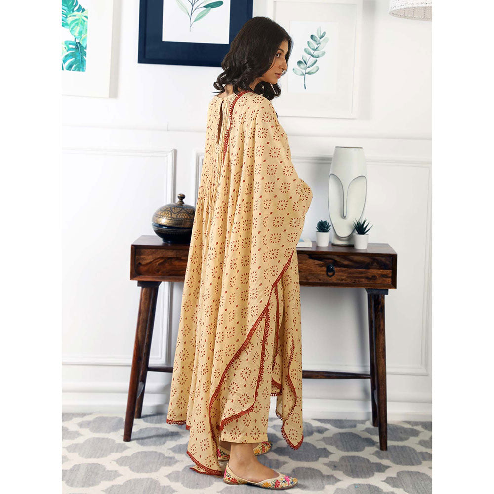 Gulabo Jaipur Abaya Nude (Set of 3)