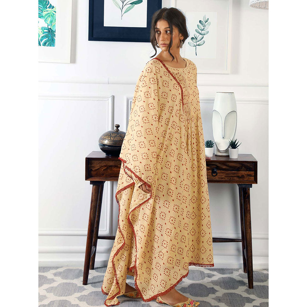 Gulabo Jaipur Abaya Nude (Set of 3)