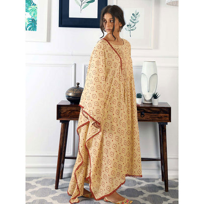 Gulabo Jaipur Abaya Nude (Set of 3)