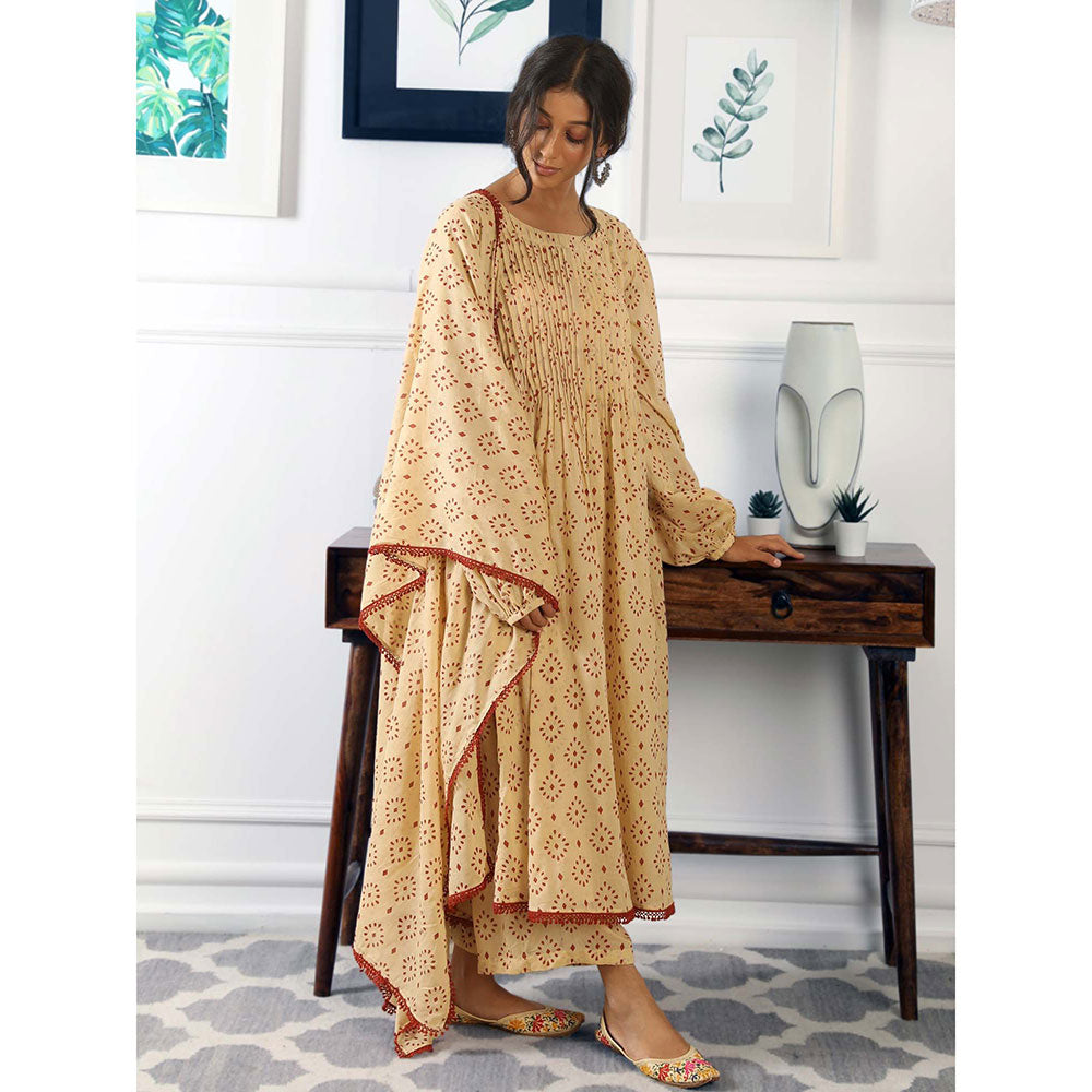 Gulabo Jaipur Abaya Nude (Set of 3)