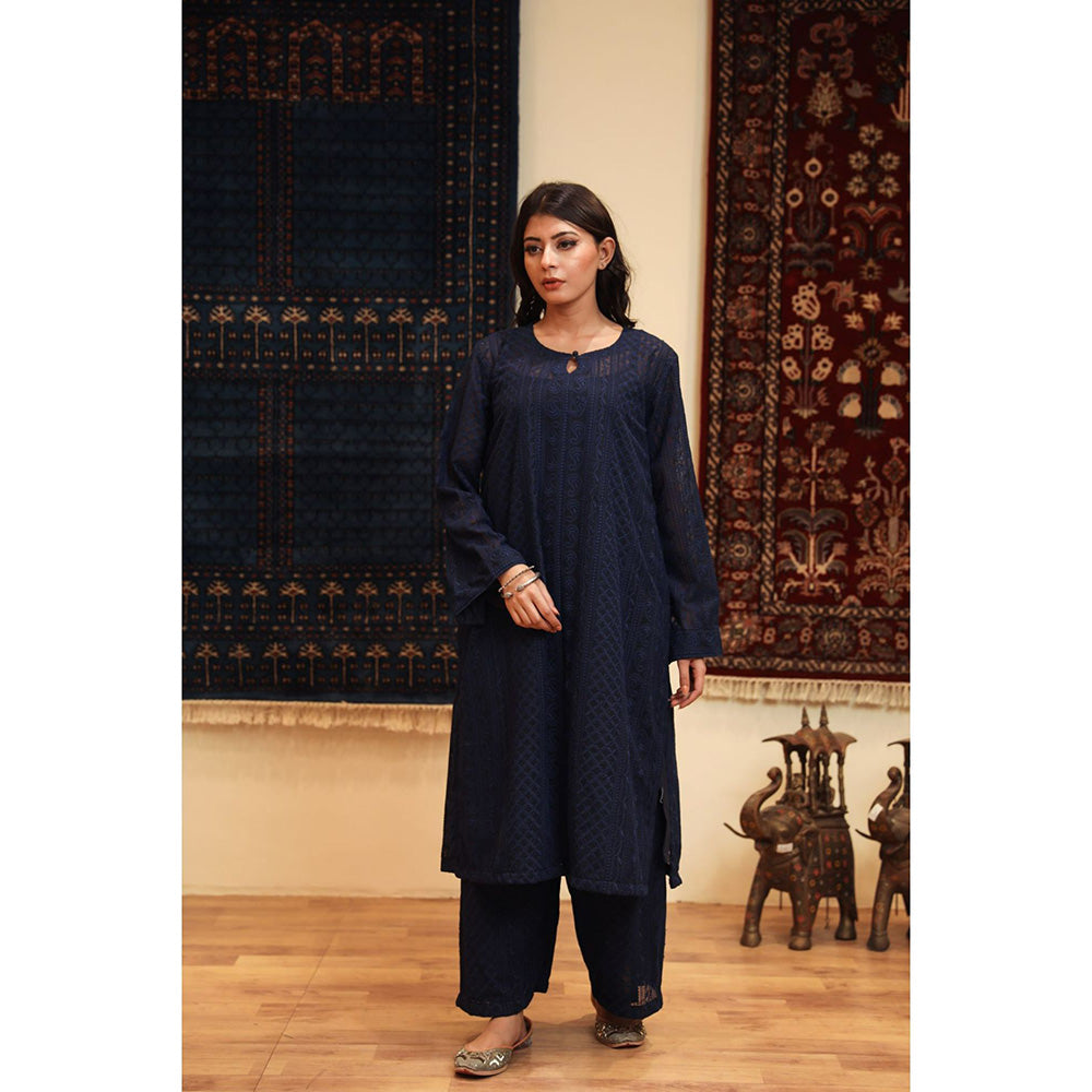 Gulabo Jaipur Batul Blue (Set of 3)
