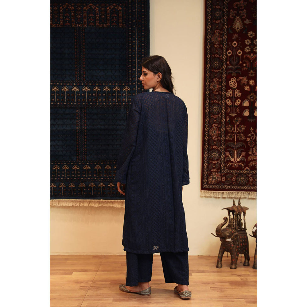 Gulabo Jaipur Batul Blue (Set of 3)