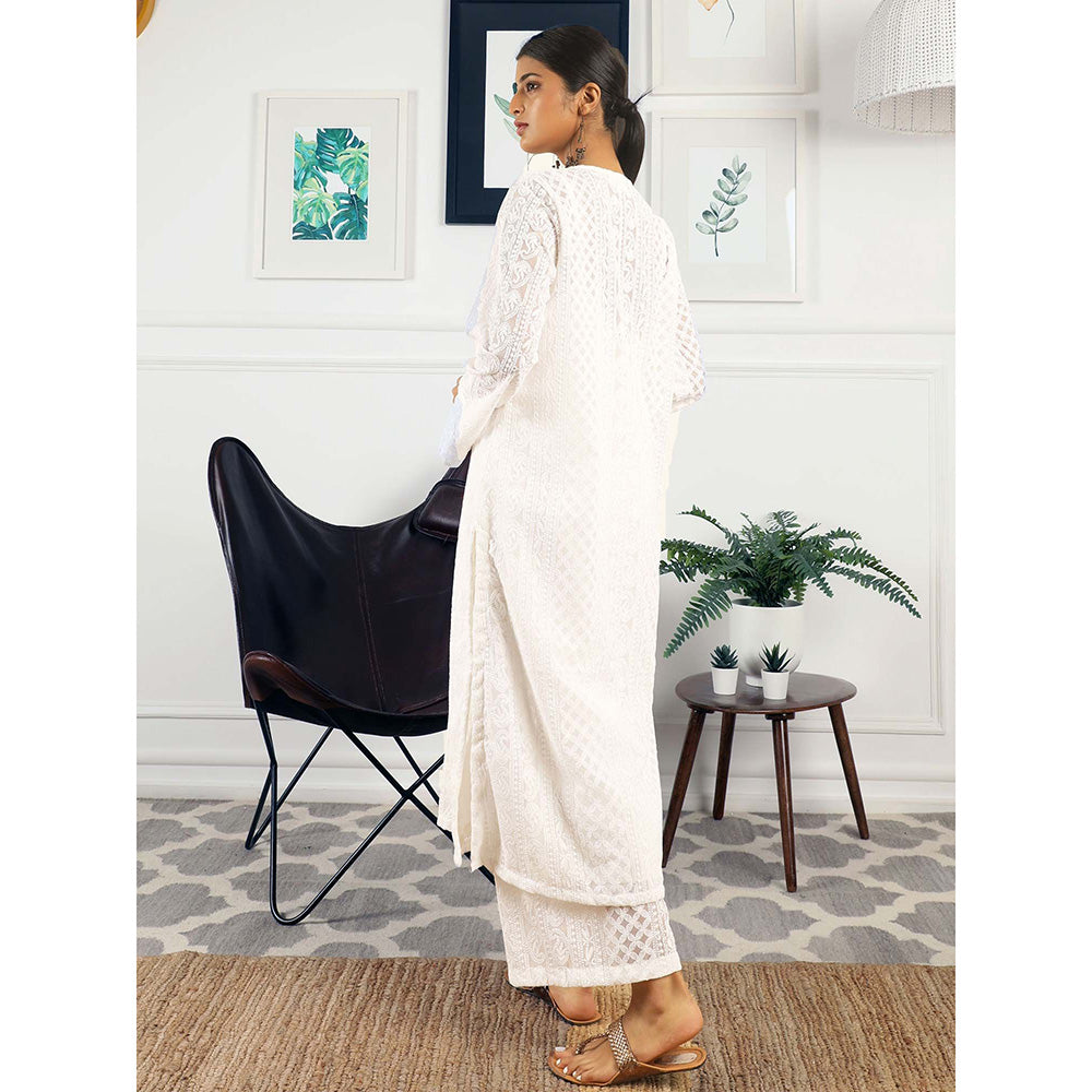 Gulabo Jaipur Batul White (Set of 3)