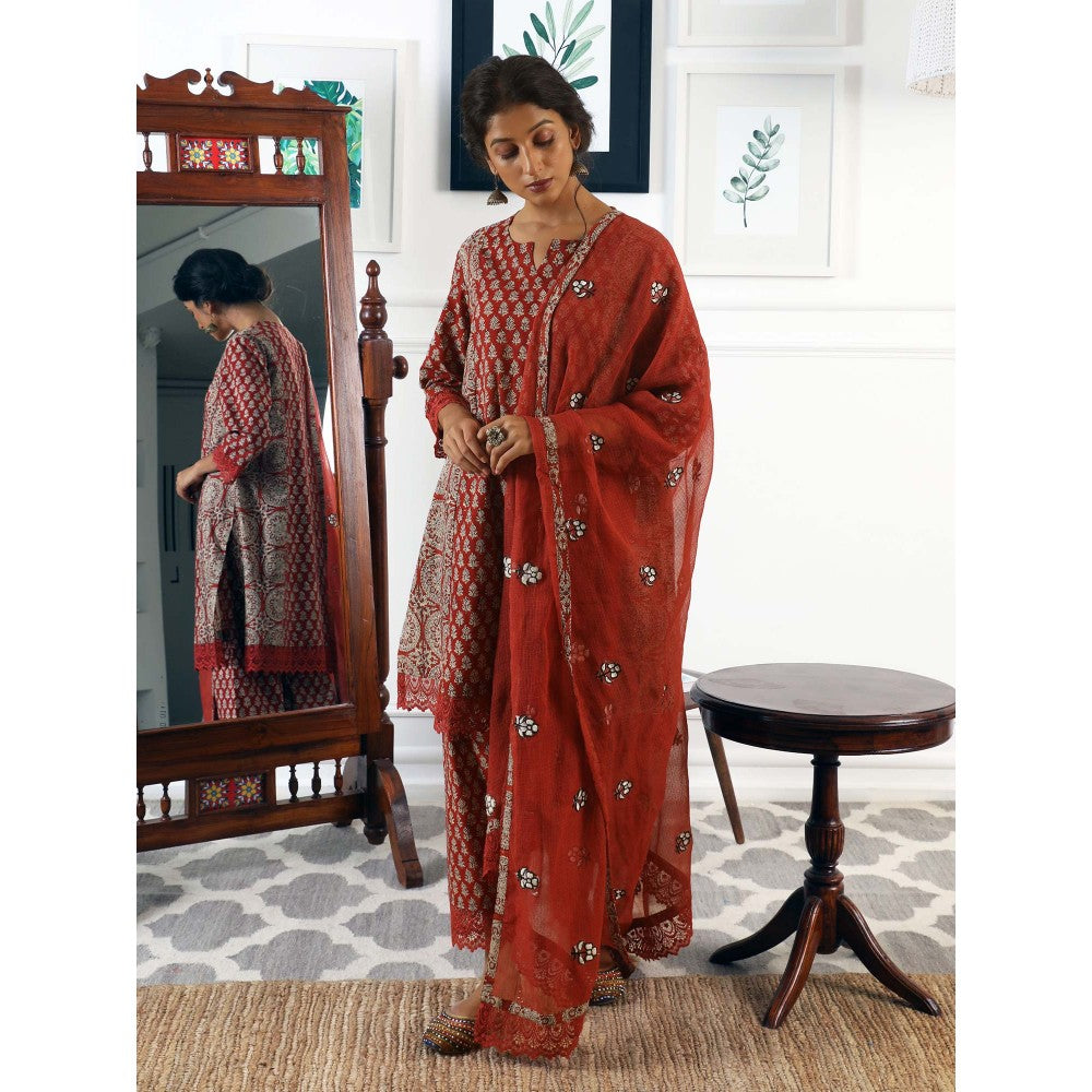 Gulabo Jaipur Jaya Red (Set of 3)