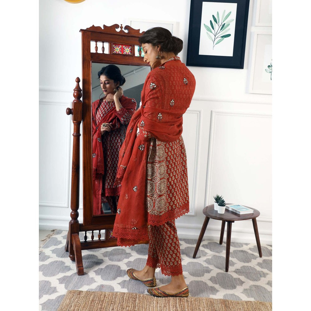 Gulabo Jaipur Jaya Red (Set of 3)