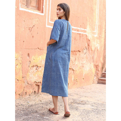 Gulabo Jaipur Blue Molly Midi Dress