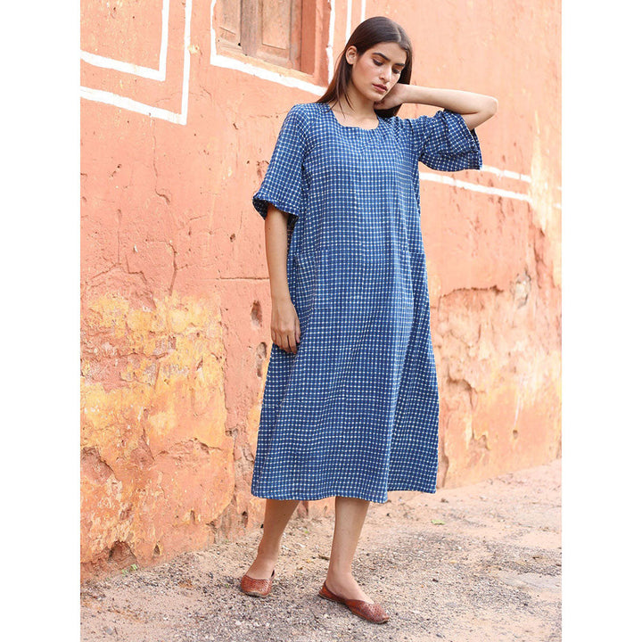 Gulabo Jaipur Blue Molly Midi Dress