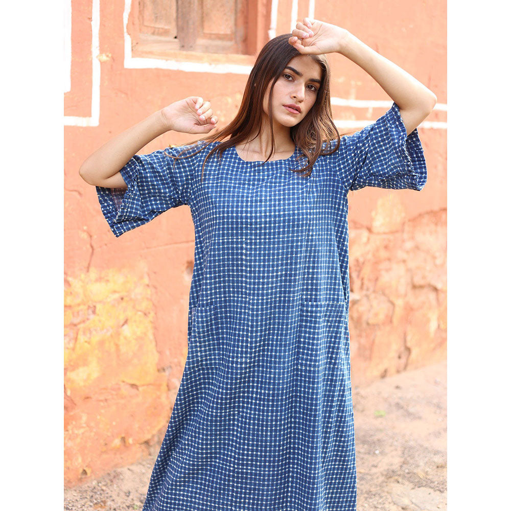 Gulabo Jaipur Blue Molly Midi Dress
