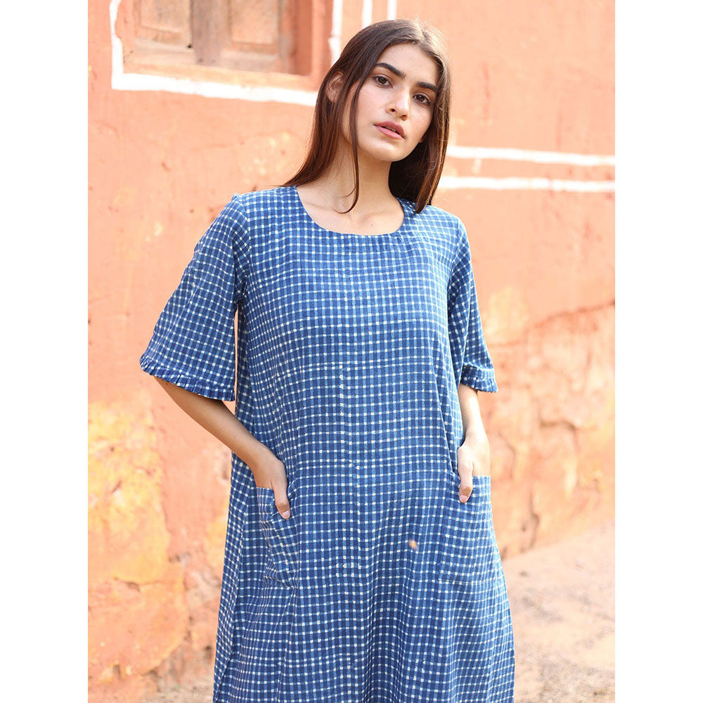 Gulabo Jaipur Blue Molly Midi Dress